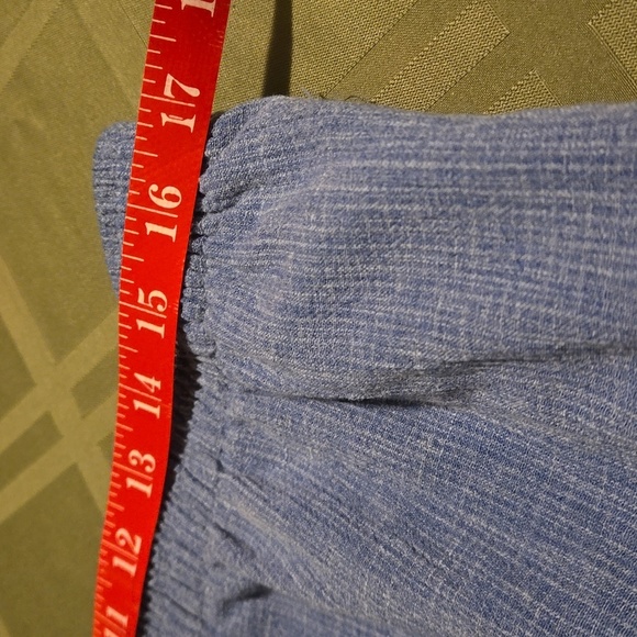 ♥️5 for $25♥️ Koret City Blues Women size 20W Blue Knit Wide Leg Pullon Pants - Picture 4 of 13